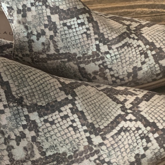 Chinese laundry Los Angeles Snake print high heel shoes original label size 9.5 - Picture 7 of 15
